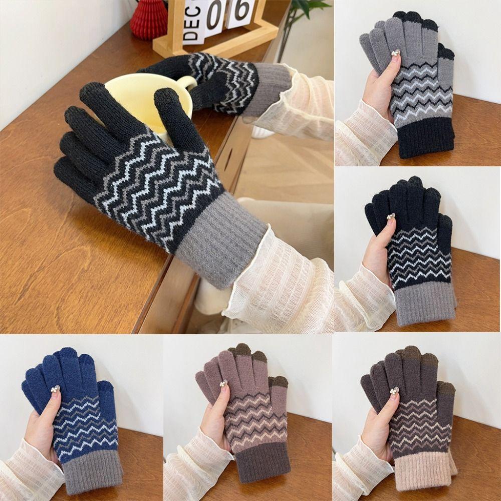 Утолщенные мужские перчатки с сенсорным экраном, теплые перчатки для рук, модные мужские перчатки с полным пальцем
Утолщенные мужские перчатки с сенсорным экраном, теплые перчатки для рук, модные мужские перчатки с полным пальцем