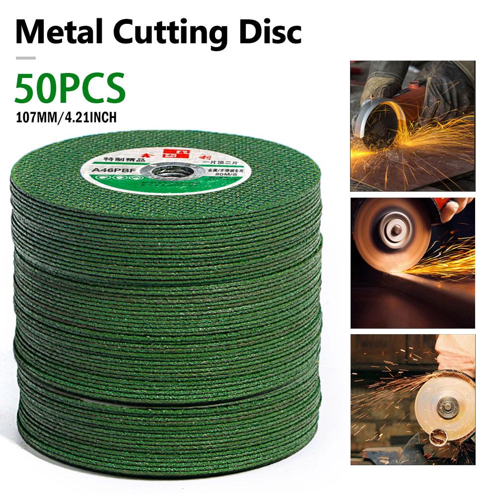 25/50PCS Resin Cutting Disc Grinding Wheel Abrasive Cutting Disc Drill for Stainless Steel&Metal 100mm Angle Grinder Accessories
25/50PCS Resin Cutting Disc Grinding Wheel Abrasive Cutting Disc Drill for Stainless Steel&Metal 100mm Angle Grinder Accessories