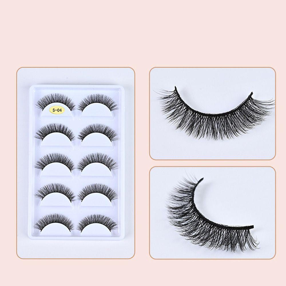 5 Pairs Volume Dramatic 3D Mink Eyelashes Eyelash Extension One-piece False Eyelashes Women 06
5 Pairs Volume Dramatic 3D Mink Eyelashes Eyelash Extension One-piece False Eyelashes Women 06