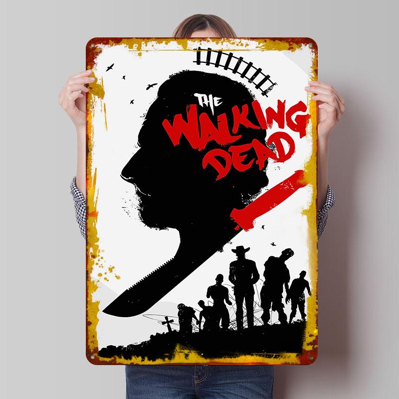 The Walking Dead Poster Customized Wall Art Vintage Metal Signs Retro Tin Plaque for Man Cave Decoration Living Room Decor Men 7.9x11.8In(20x30cm)
The Walking Dead Poster Customized Wall Art Vintage Metal Signs Retro Tin Plaque for Man Cave Decoration Living Room Decor Men 7.9x11.8In(20x30cm)
