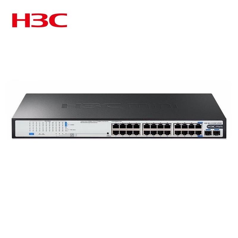 H3C Mini S1226F-PWR 24-Port Gigabit PoE Switch
H3C Mini S1226F-PWR 24-Port Gigabit PoE Switch