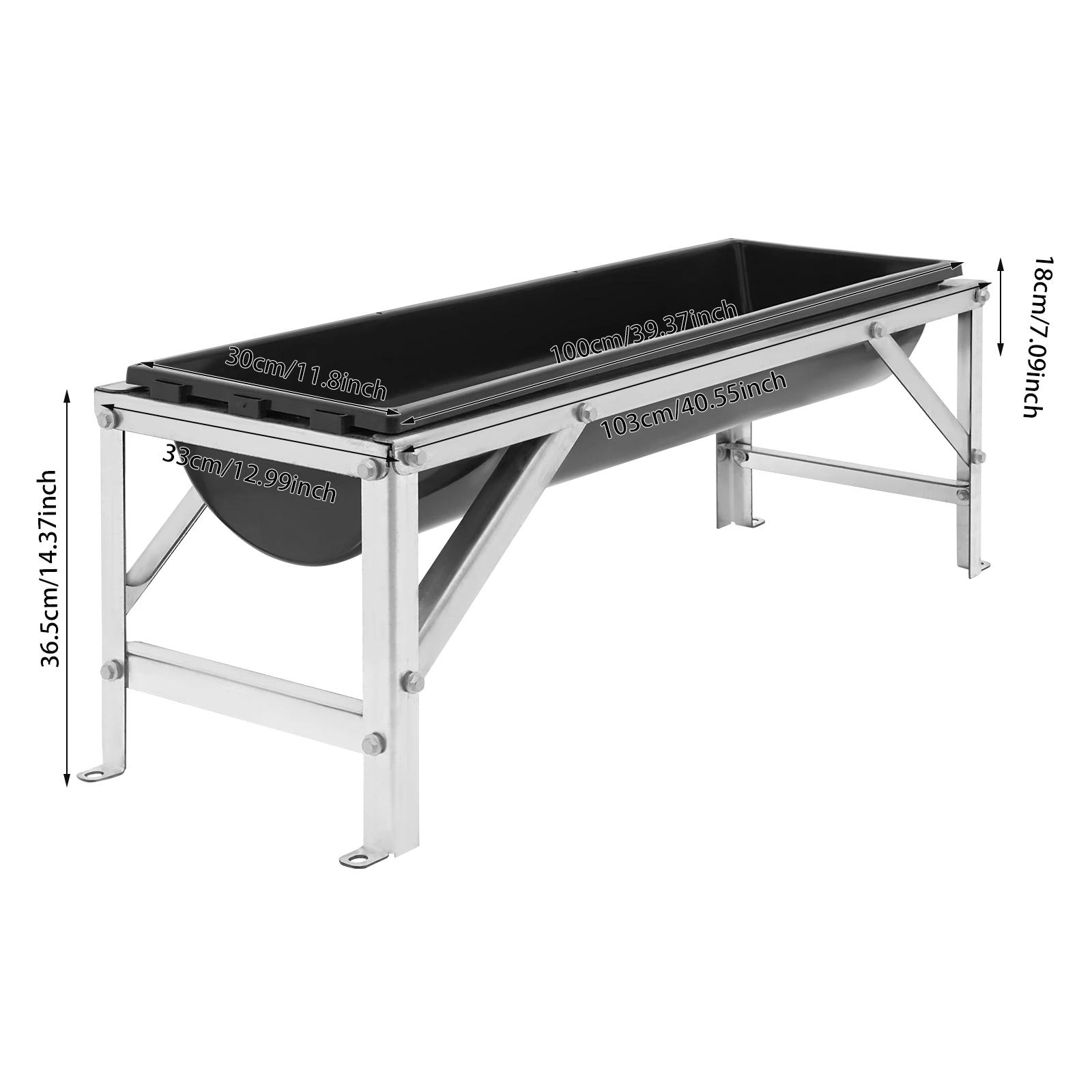 Livestock Feed Trough, 39inch Long Large Capacity Hay Feeder Goat Hay Feeder with Stand,for Calves,Sheep,Horses, Alpacas (Black) чёрный
Livestock Feed Trough, 39inch Long Large Capacity Hay Feeder Goat Hay Feeder with Stand,for Calves,Sheep,Horses, Alpacas (Black) чёрный