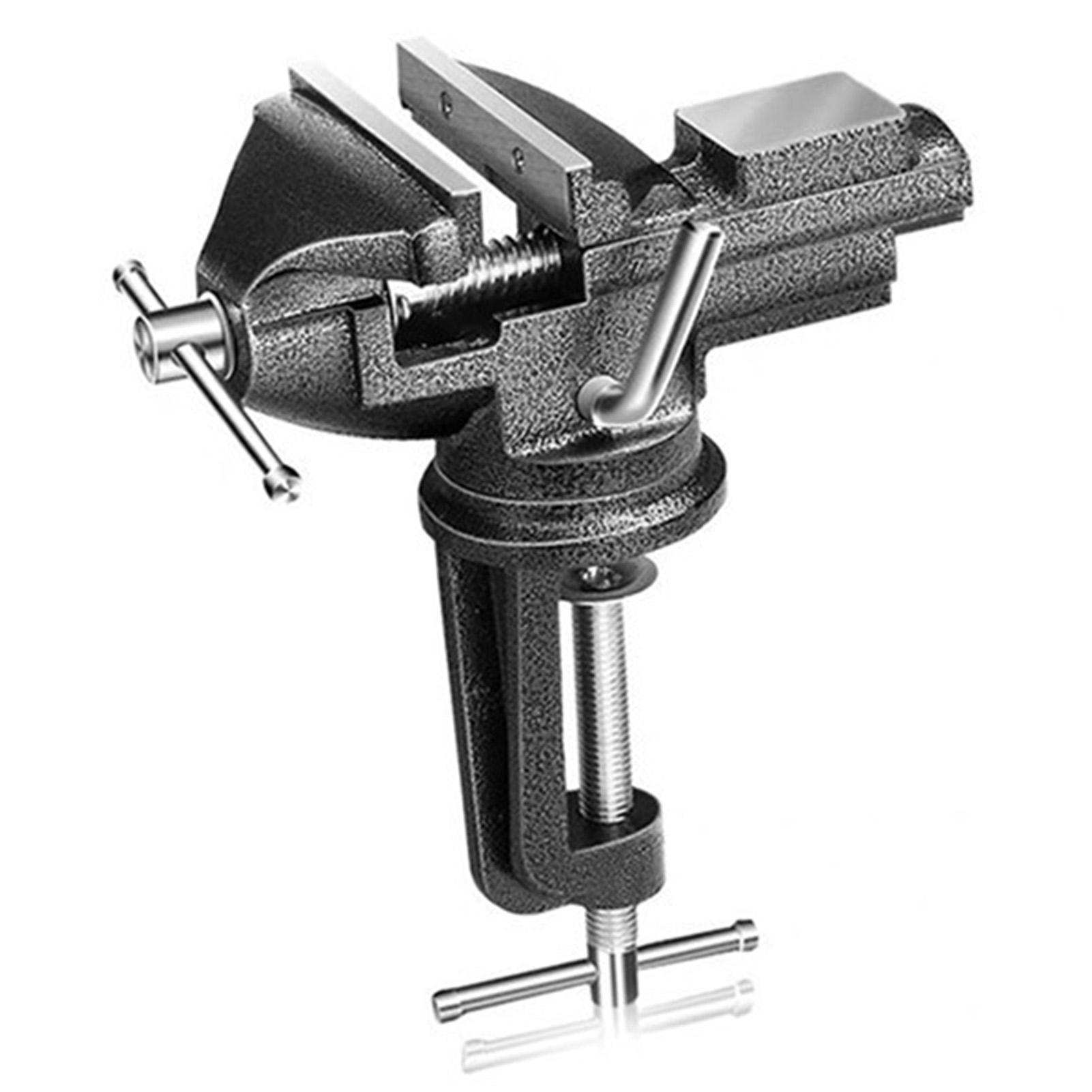 Тиски настольные поворотные на 360 градусов, тиски с раскрытием 73 мм, настольные тиски, зажимной инструмент из литой стали, 80 мм 3,15 дюйма шириной, 1,81 кг 3,99 фунта
Тиски настольные поворотные на 360 градусов, тиски с раскрытием 73 мм, настольные тиски, зажимной инструмент из литой стали, 80 мм 3,15 дюйма шириной, 1,81 кг 3,99 фунта