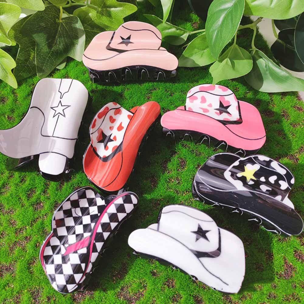 Female Hair Accessories Cowboy Hat Grab Clip Korean Style Headwear Rhinestonel Hair Claw H
Female Hair Accessories Cowboy Hat Grab Clip Korean Style Headwear Rhinestonel Hair Claw H