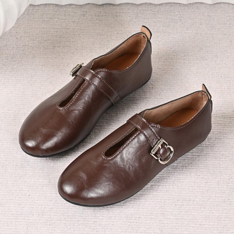 Ретро обувь, Туфли с ремешком, С мелким вырезом, Балетки для женщин 43 коричневый
Ретро обувь, Туфли с ремешком, С мелким вырезом, Балетки для женщин 43 коричневый