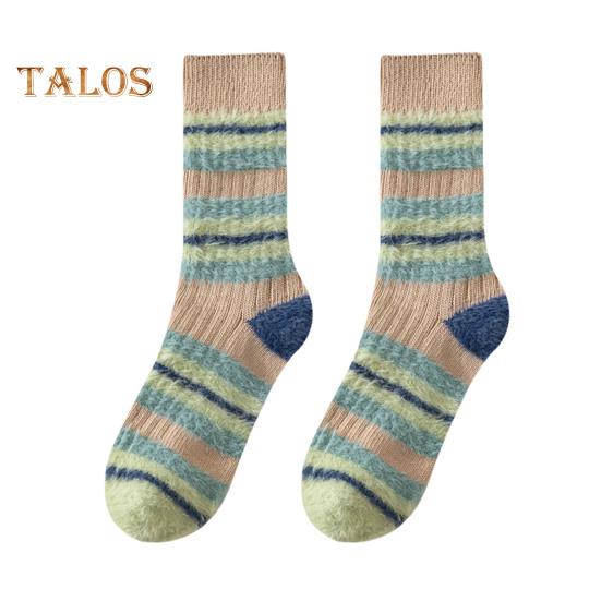 1 пара жіночих осінньо-зимових шкарпеток Середня трубка протиковзання, контрастного кольору, товста смужка, висока еластичність, що вбирає піт, щоденні шкарпетки для дорослих, спортивні шкарпетки хакі
1 пара жіночих осінньо-зимових шкарпеток Середня трубка протиковзання, контрастного кольору, товста смужка, висока еластичність, що вбирає піт, щоденні шкарпетки для дорослих, спортивні шкарпетки хакі