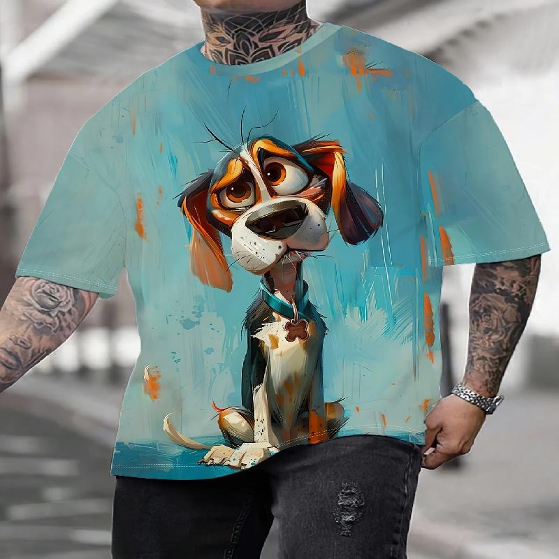 Men s Short Sleeved Round Neck T-shirt Polyester Fiber Yellow Fierce Dog Pattern 3D Digital Printing Outdoor Sportsand Street Fashion Outfit 6XL
Men s Short Sleeved Round Neck T-shirt Polyester Fiber Yellow Fierce Dog Pattern 3D Digital Printing Outdoor Sportsand Street Fashion Outfit 6XL