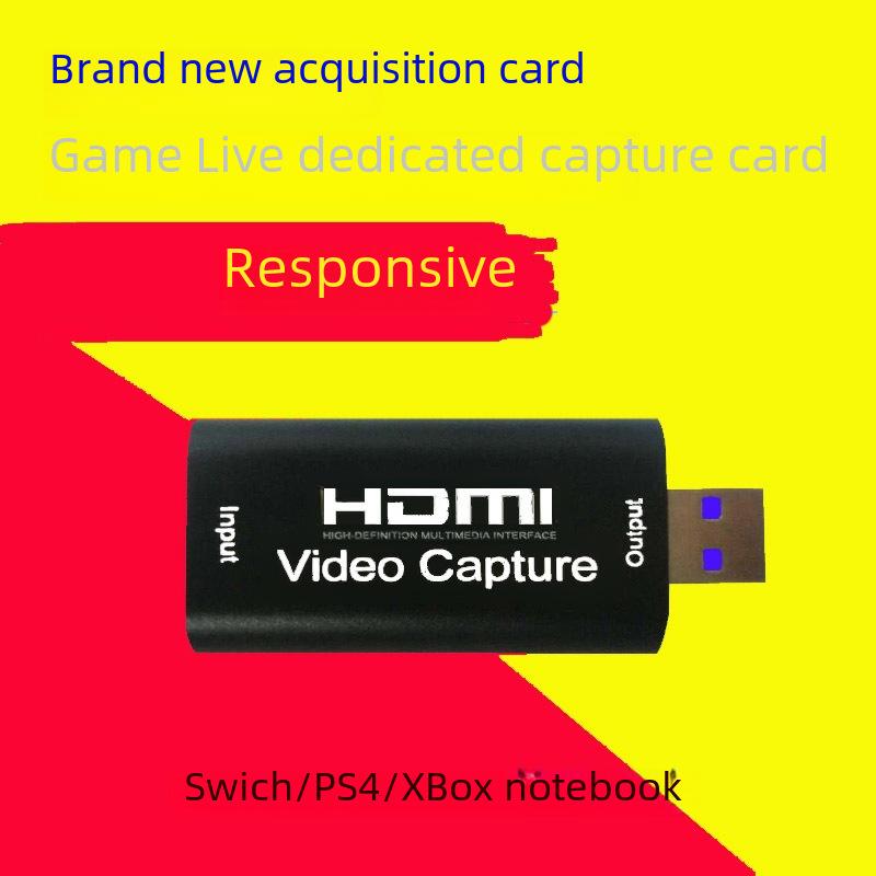 USB HDMI Capture Card 1080P 30Hz Input Live Streaming Video Converter & Switcher. USB 2.0 to HDMI Video Capture Card - Black ультра
USB HDMI Capture Card 1080P 30Hz Input Live Streaming Video Converter & Switcher. USB 2.0 to HDMI Video Capture Card - Black ультра