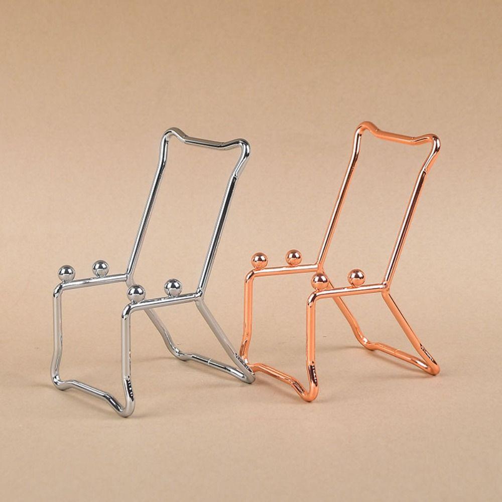 2Pcs Universal Mobile Phone Holder Cute Mini Stool Phone Bracket for Table Display срібний
2Pcs Universal Mobile Phone Holder Cute Mini Stool Phone Bracket for Table Display срібний