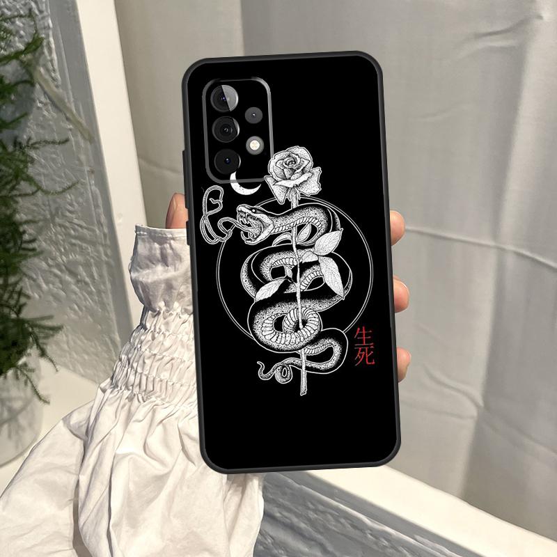 Fashion Snake Flower Case For Samsung Galaxy A56 A36 A16 A06 A54 A34 A14 A13 A53 A12 A22 A32 A52 A35 A15 A55 A17 Samsung A25
Fashion Snake Flower Case For Samsung Galaxy A56 A36 A16 A06 A54 A34 A14 A13 A53 A12 A22 A32 A52 A35 A15 A55 A17 Samsung A25