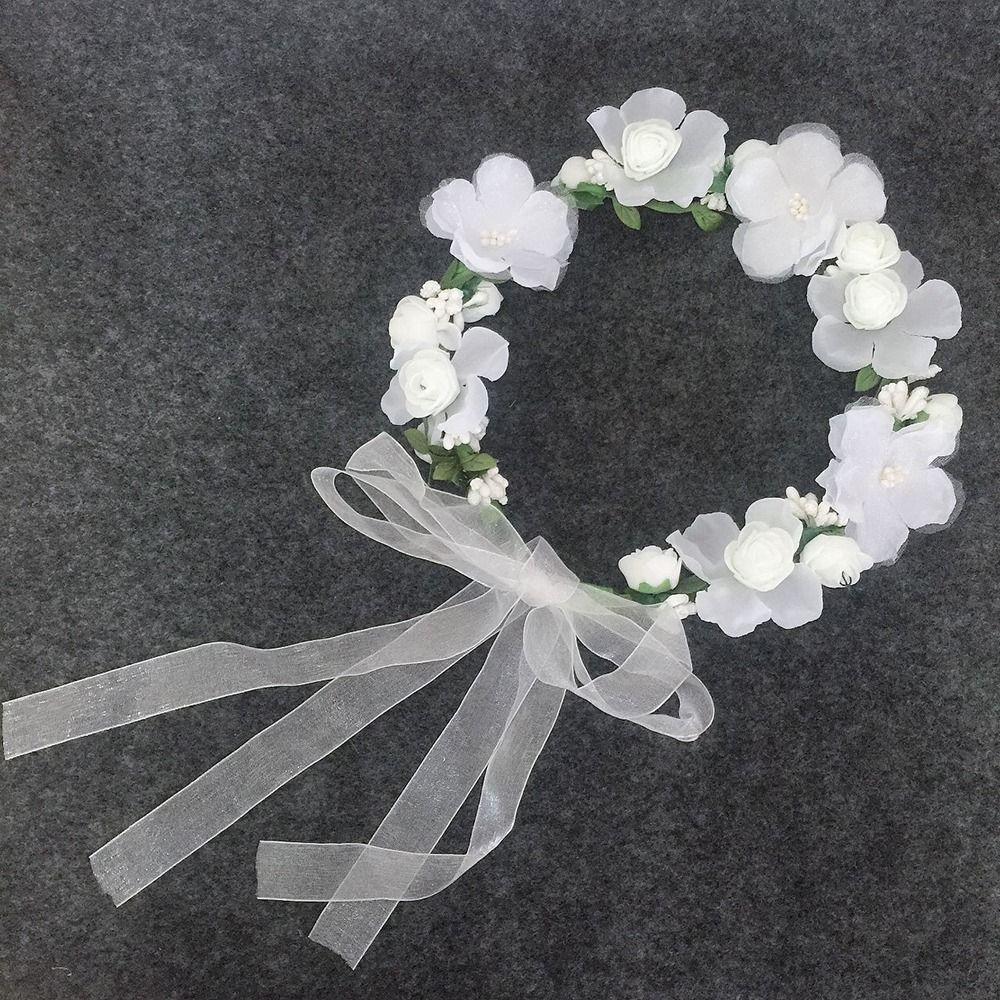 Bridesmaid Wreath Simulation Flower Bow Flower Crowns Wreath Headband Bride Wreath Beach Headband
Bridesmaid Wreath Simulation Flower Bow Flower Crowns Wreath Headband Bride Wreath Beach Headband