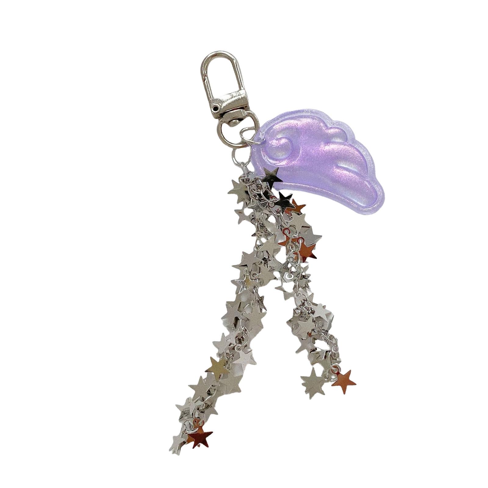 Stylish Angel Wing Star Keychain For Bags Trendy Y2K Aesthetic Charm Accessories Durable Alloy Acrylic Design Bag Charm фиолетовый
Stylish Angel Wing Star Keychain For Bags Trendy Y2K Aesthetic Charm Accessories Durable Alloy Acrylic Design Bag Charm фиолетовый