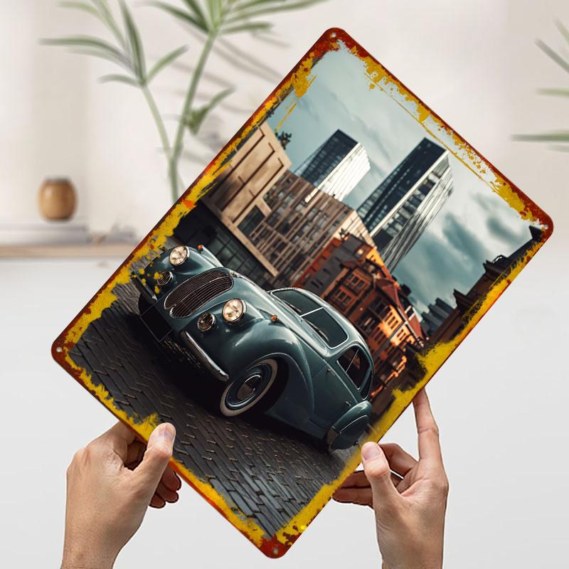 Vintage Car in Cityscape Tinplate Poster Customized Wall Art Vintage Metal Signs Retro Tin Plaque for Coffee Bar Accessories 7.9x11.8In(20x30cm)
Vintage Car in Cityscape Tinplate Poster Customized Wall Art Vintage Metal Signs Retro Tin Plaque for Coffee Bar Accessories 7.9x11.8In(20x30cm)