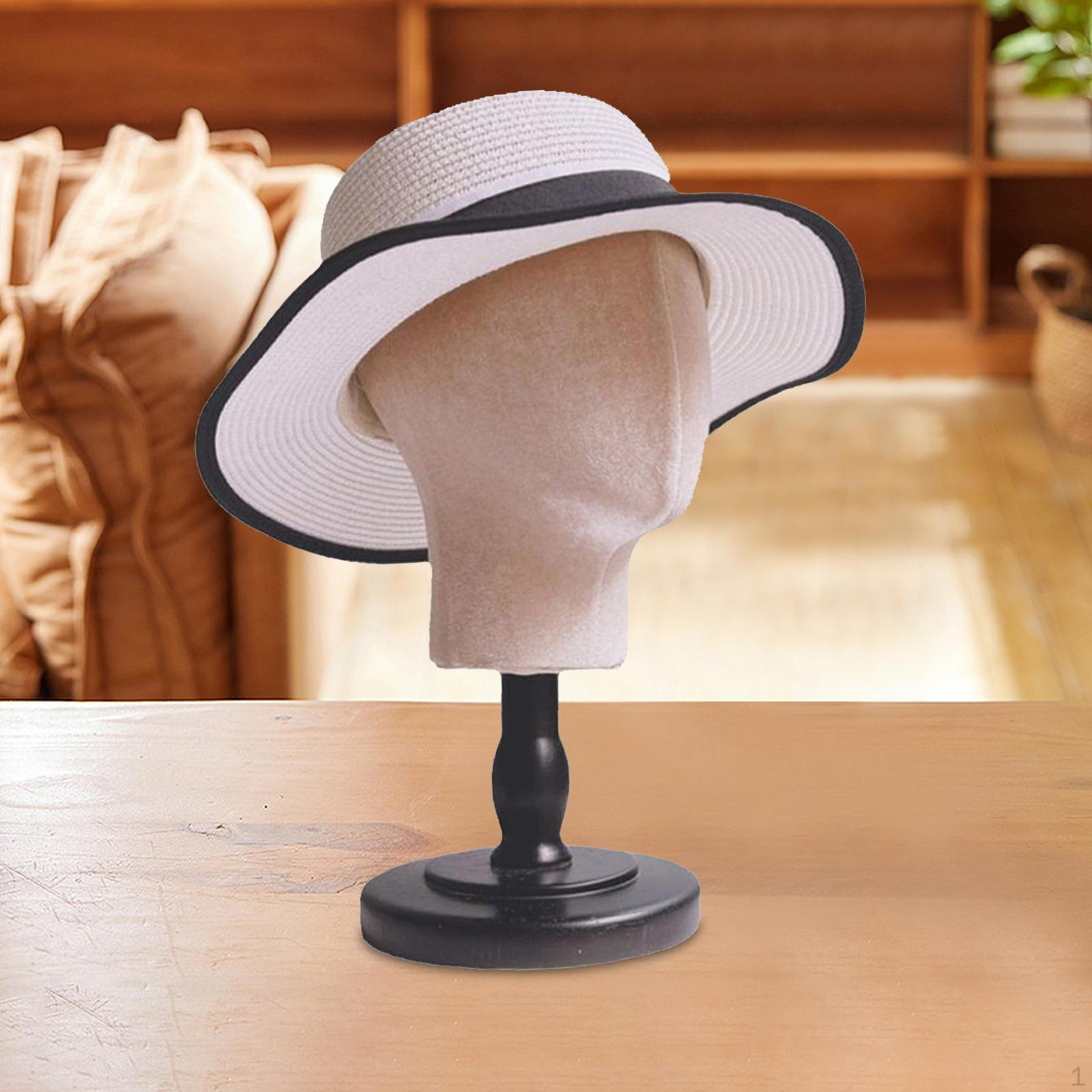 Wig Head Hats Stand Holder Stable Wood Base Tabletop Mannequin for Sal Glasses Headphes Style B
Wig Head Hats Stand Holder Stable Wood Base Tabletop Mannequin for Sal Glasses Headphes Style B