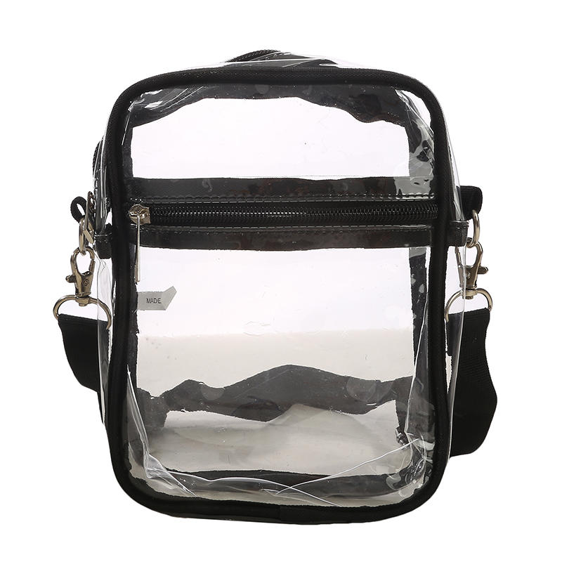 Women PVC Transparent Shoulder Crossbody Bag Fashion Waterproof Transparent Handbags Sports Zipper Shoulder Bag Cross Bags чёрный
Women PVC Transparent Shoulder Crossbody Bag Fashion Waterproof Transparent Handbags Sports Zipper Shoulder Bag Cross Bags чёрный
