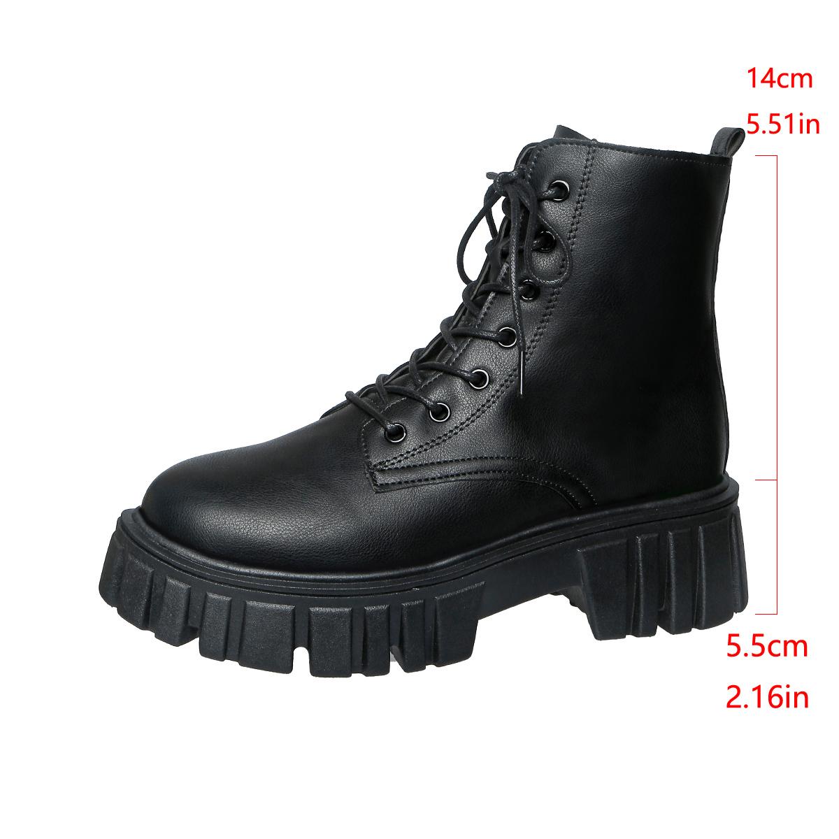 Черные массивные ботильоны на платформе женские осенние из искусственной кожи на толстой подошве ботинки в стиле милитари женские размер на молнии мотоциклетные ботинки 42
Черные массивные ботильоны на платформе женские осенние из искусственной кожи на толстой подошве ботинки в стиле милитари женские размер на молнии мотоциклетные ботинки 42