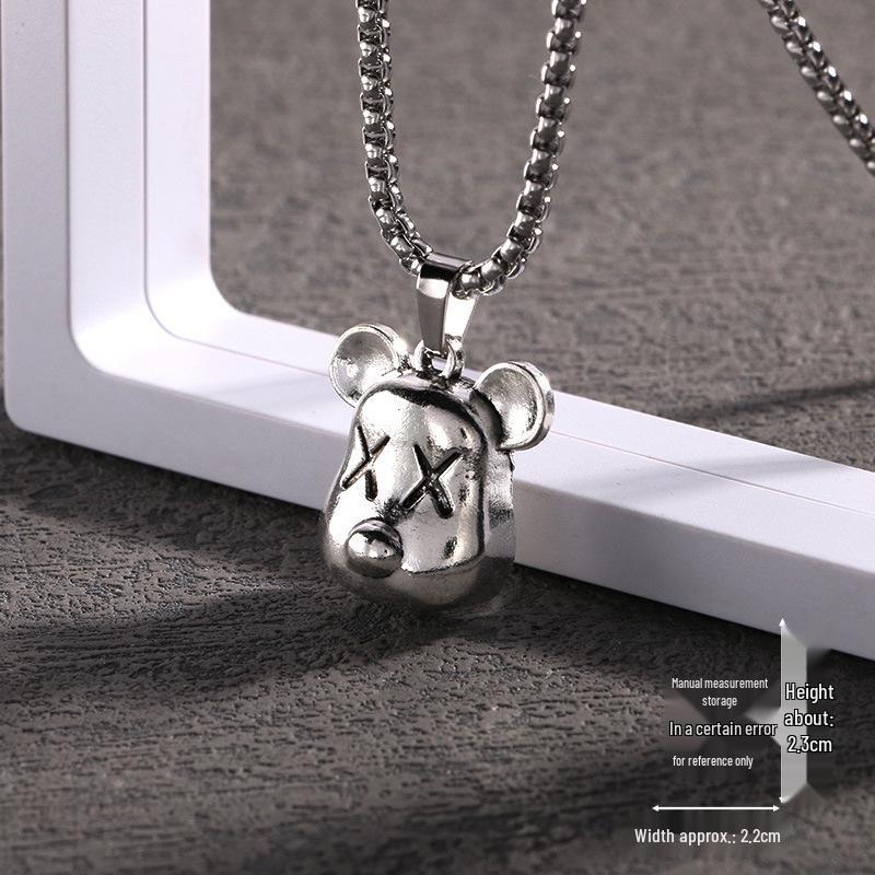 Креативне мультяшне намисто з ведмедиком з рухомими кінцівками - Ювелірні вироби з підвіскою зі сплаву цинку
Креативне мультяшне намисто з ведмедиком з рухомими кінцівками - Ювелірні вироби з підвіскою зі сплаву цинку