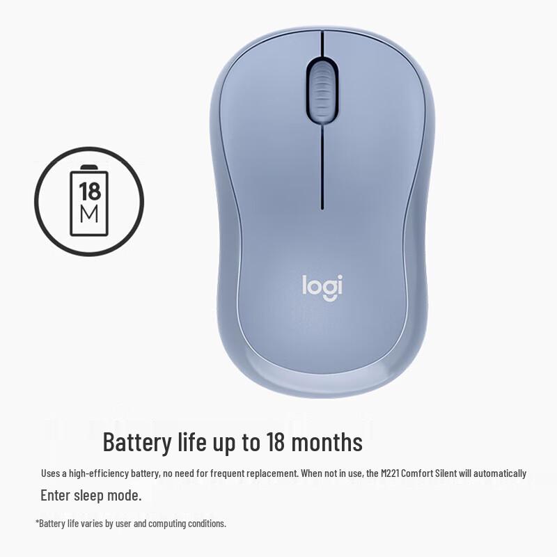 Logitech M221 Silent Wireless Mouse
Logitech M221 Silent Wireless Mouse