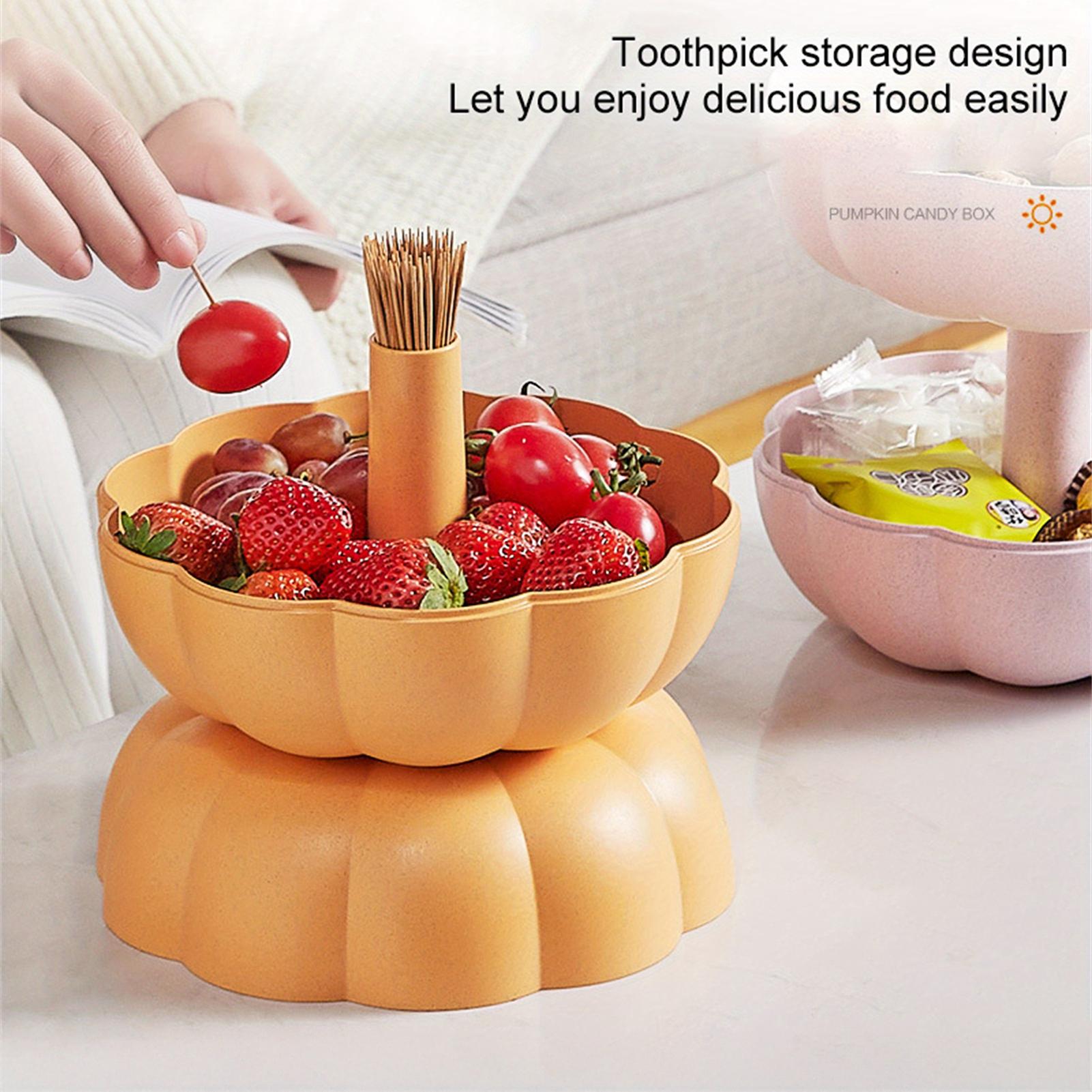 Pumpkin Dried Fruit Basket Creative Double Layer Sealed Waterproof Basket Fruit Snack Box for Living Room Home Decoration
Pumpkin Dried Fruit Basket Creative Double Layer Sealed Waterproof Basket Fruit Snack Box for Living Room Home Decoration