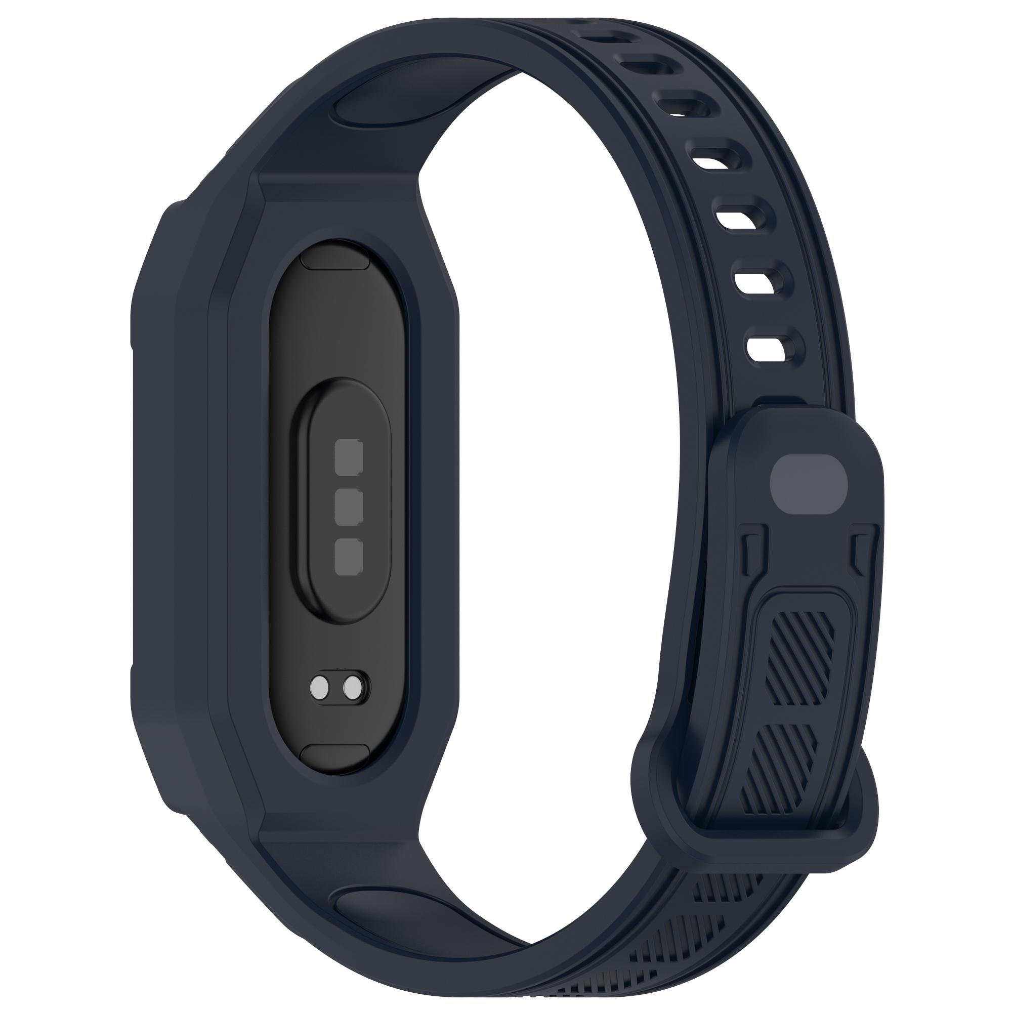 For Xiaomi Smart Band 9/8/Mi Band 7/6/5 TPU Watch Band Integrated with Protective Case Dark Blue
For Xiaomi Smart Band 9/8/Mi Band 7/6/5 TPU Watch Band Integrated with Protective Case Dark Blue