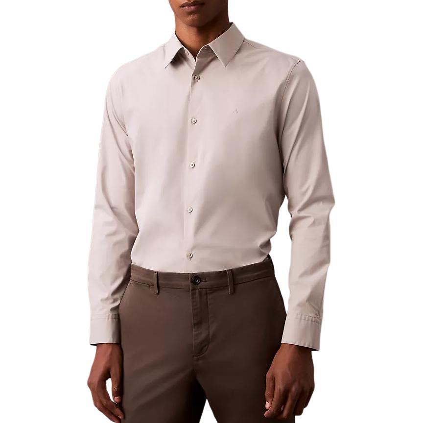 Calvin Klein Solid Comfortable Slim Fit Stretch Long Sleeve Shirt Men shirts Gray 40CM100-066 M
Calvin Klein Solid Comfortable Slim Fit Stretch Long Sleeve Shirt Men shirts Gray 40CM100-066 M
