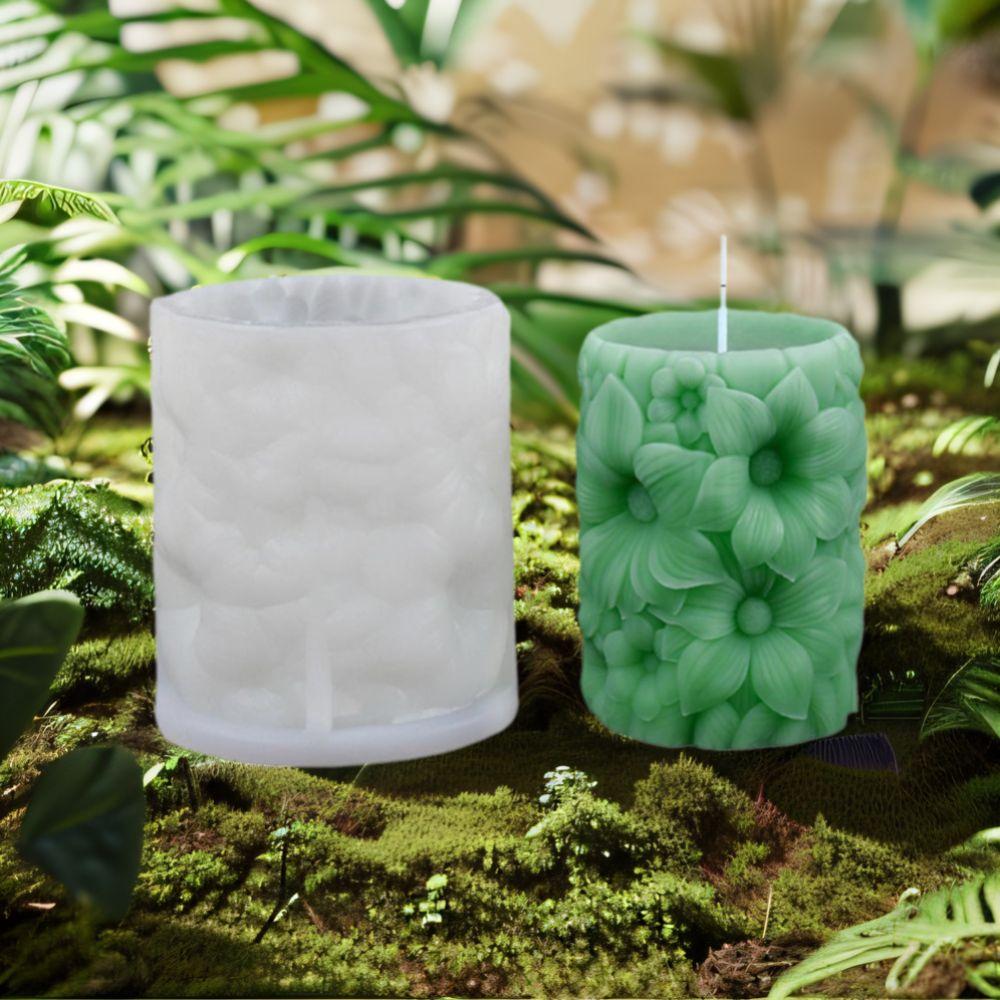 Silicone Cylindrical Candle Mould Rose Resin Mold Flowers Cylinder Candle Mold Candle Making Style B
Silicone Cylindrical Candle Mould Rose Resin Mold Flowers Cylinder Candle Mold Candle Making Style B