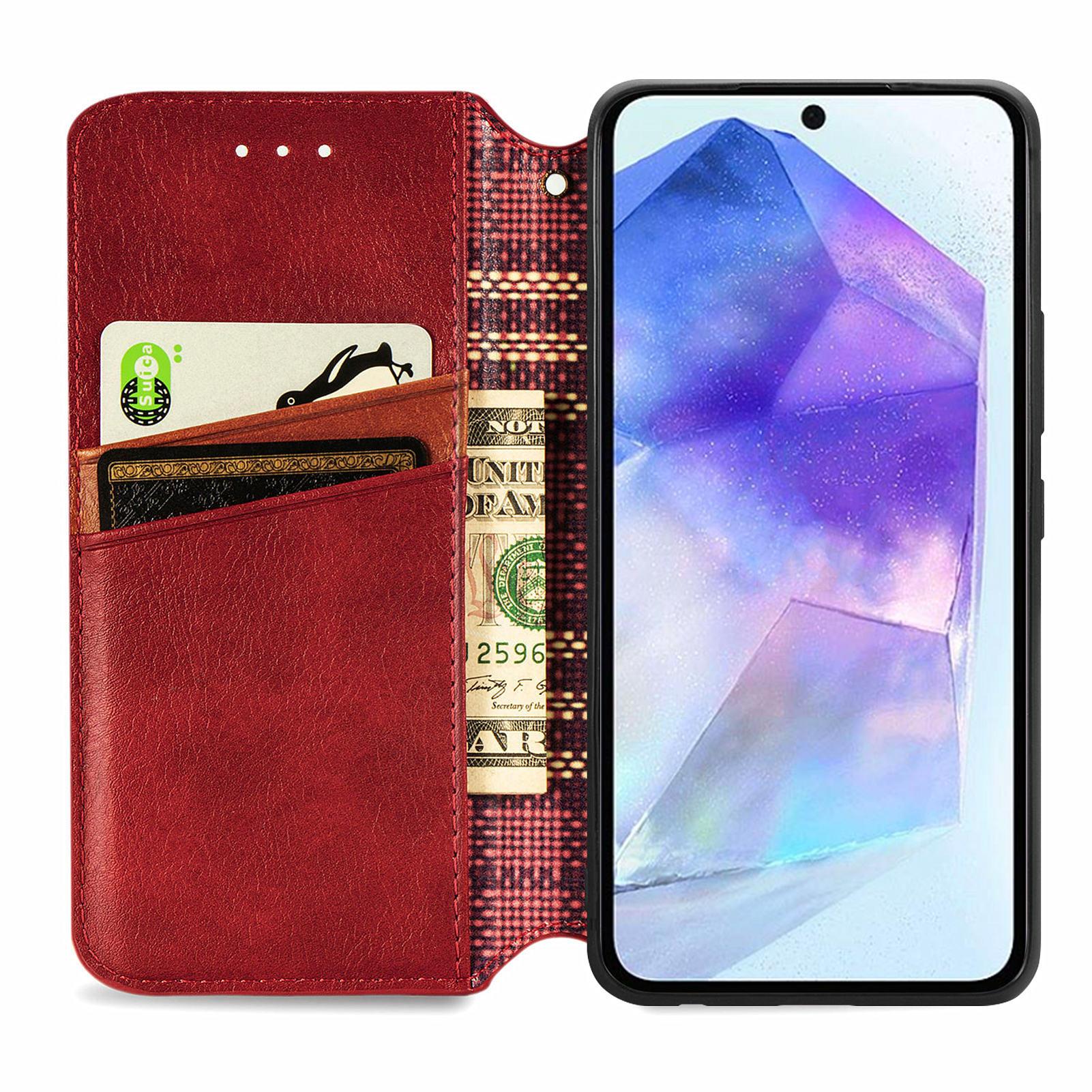 For Samsung Galaxy A55 5G PU Leather Case Rhombus Imprint Wallet Stand Phone Cover Grey
For Samsung Galaxy A55 5G PU Leather Case Rhombus Imprint Wallet Stand Phone Cover Grey