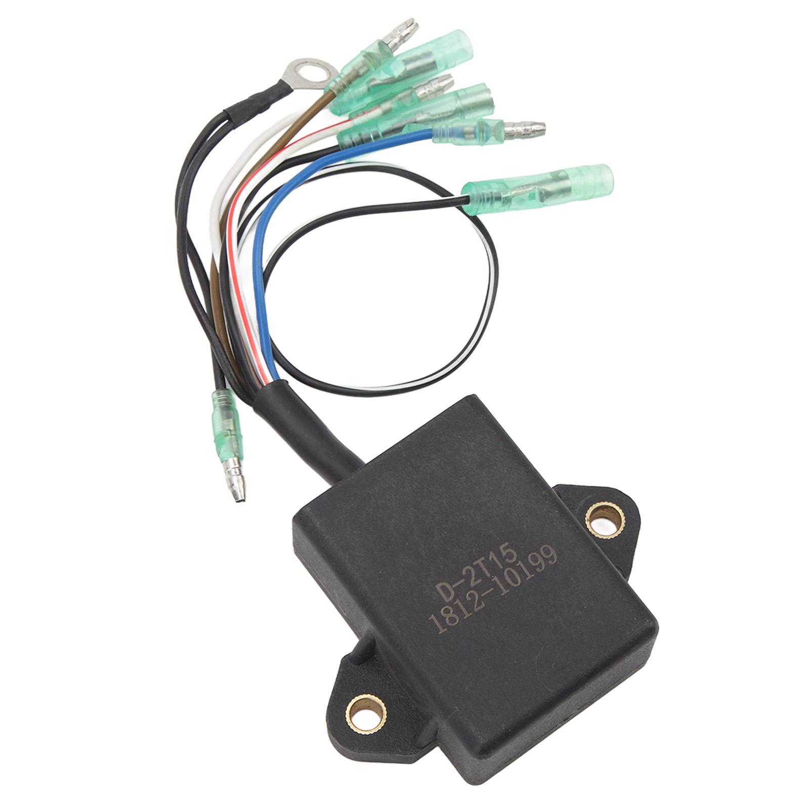 CDI UNIT Ignition Pack ABS Simple Installation Waterproof CDI Unit Ignition Coil for Outboard Motor 63V 85540 01
CDI UNIT Ignition Pack ABS Simple Installation Waterproof CDI Unit Ignition Coil for Outboard Motor 63V 85540 01