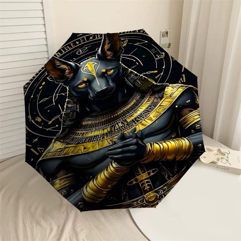 1PC Anubis Egyptian Umbrella-8-Rib Reinforced Portable Folding Travel Suitable for All Seasons Outdoor Daily Use-H0351
1PC Anubis Egyptian Umbrella-8-Rib Reinforced Portable Folding Travel Suitable for All Seasons Outdoor Daily Use-H0351