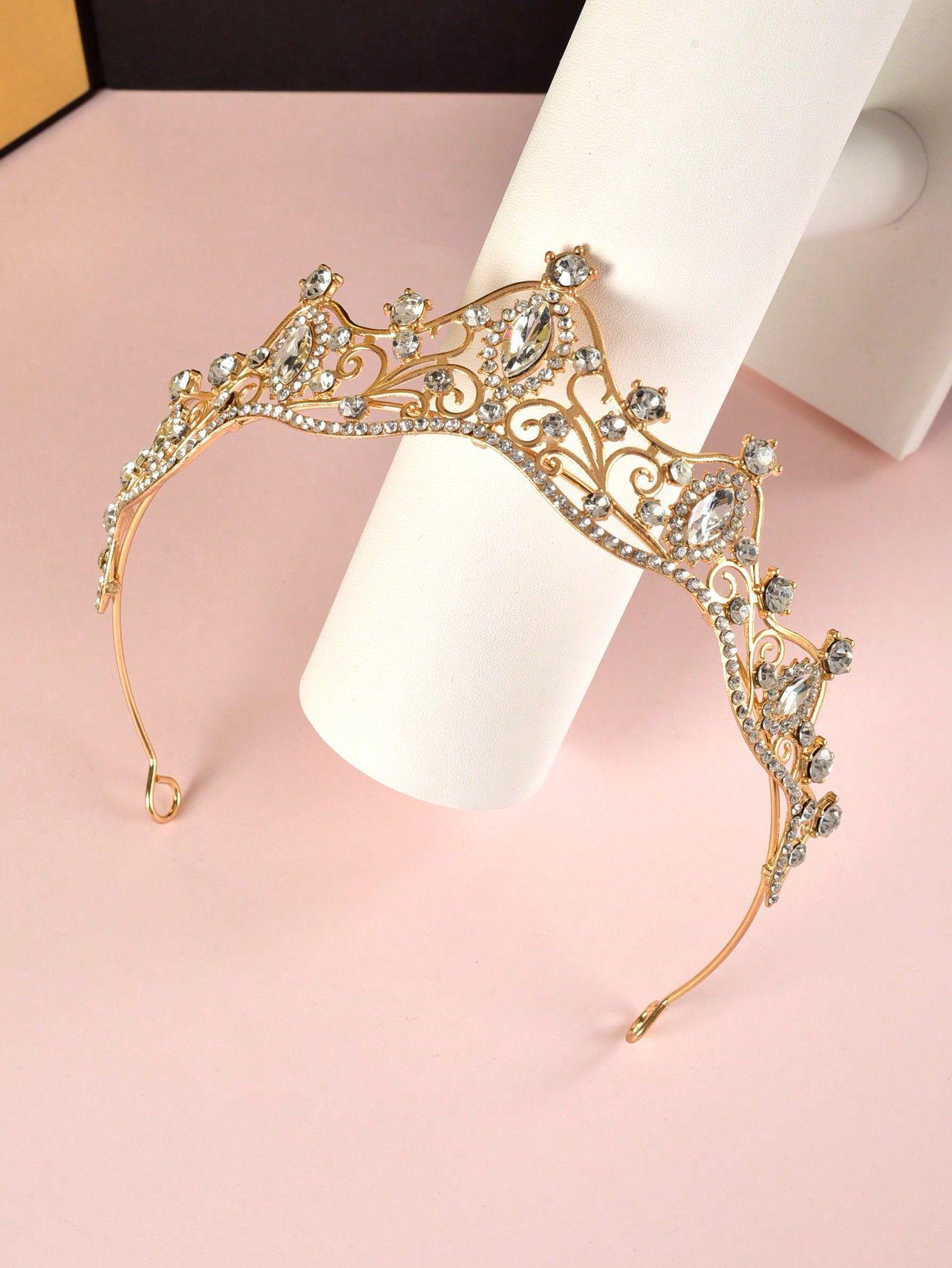 Роскошная стразовая принцесса корона головной убор для свадеб и фестивалей
Роскошная стразовая принцесса корона головной убор для свадеб и фестивалей