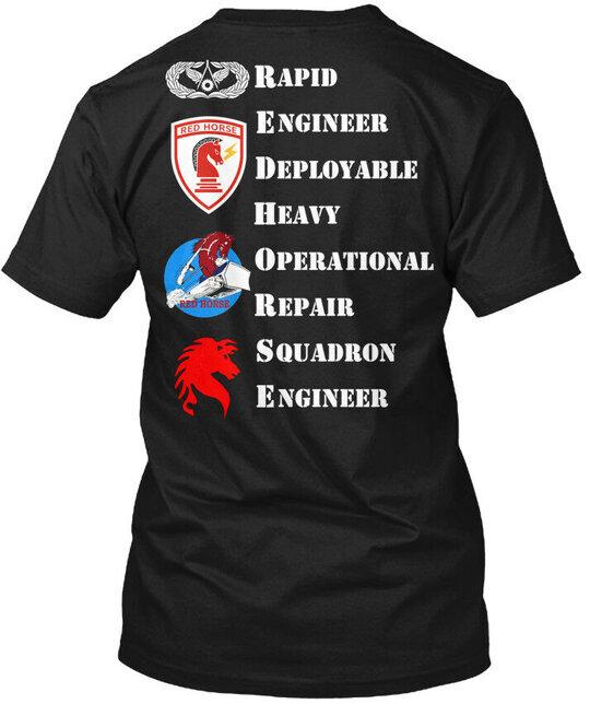 Redhorse Heavy Repair Usaf Civil Engineers Rapid T-Shirt Made in USA S to 5XL 4XL
Redhorse Heavy Repair Usaf Civil Engineers Rapid T-Shirt Made in USA S to 5XL 4XL