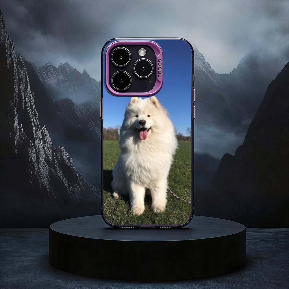 Cute Pet Dog Samoyed Black Candy silver phone case Phone Case For iPhone17,16,15,14,13,12,11 Plus,Pro Max iPhone12
Cute Pet Dog Samoyed Black Candy silver phone case Phone Case For iPhone17,16,15,14,13,12,11 Plus,Pro Max iPhone12