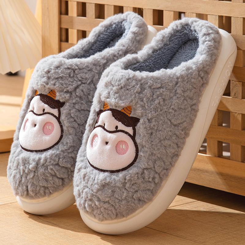 Cozy Winter Cow Print Cotton Slippers for Men & Women, Couples, Indoor Use, Thick Non-Slip Sole, Stepping on Poop Feel, Warm & Stylish. 42-43 (fits 41-42)
Cozy Winter Cow Print Cotton Slippers for Men & Women, Couples, Indoor Use, Thick Non-Slip Sole, Stepping on Poop Feel, Warm & Stylish. 42-43 (fits 41-42)