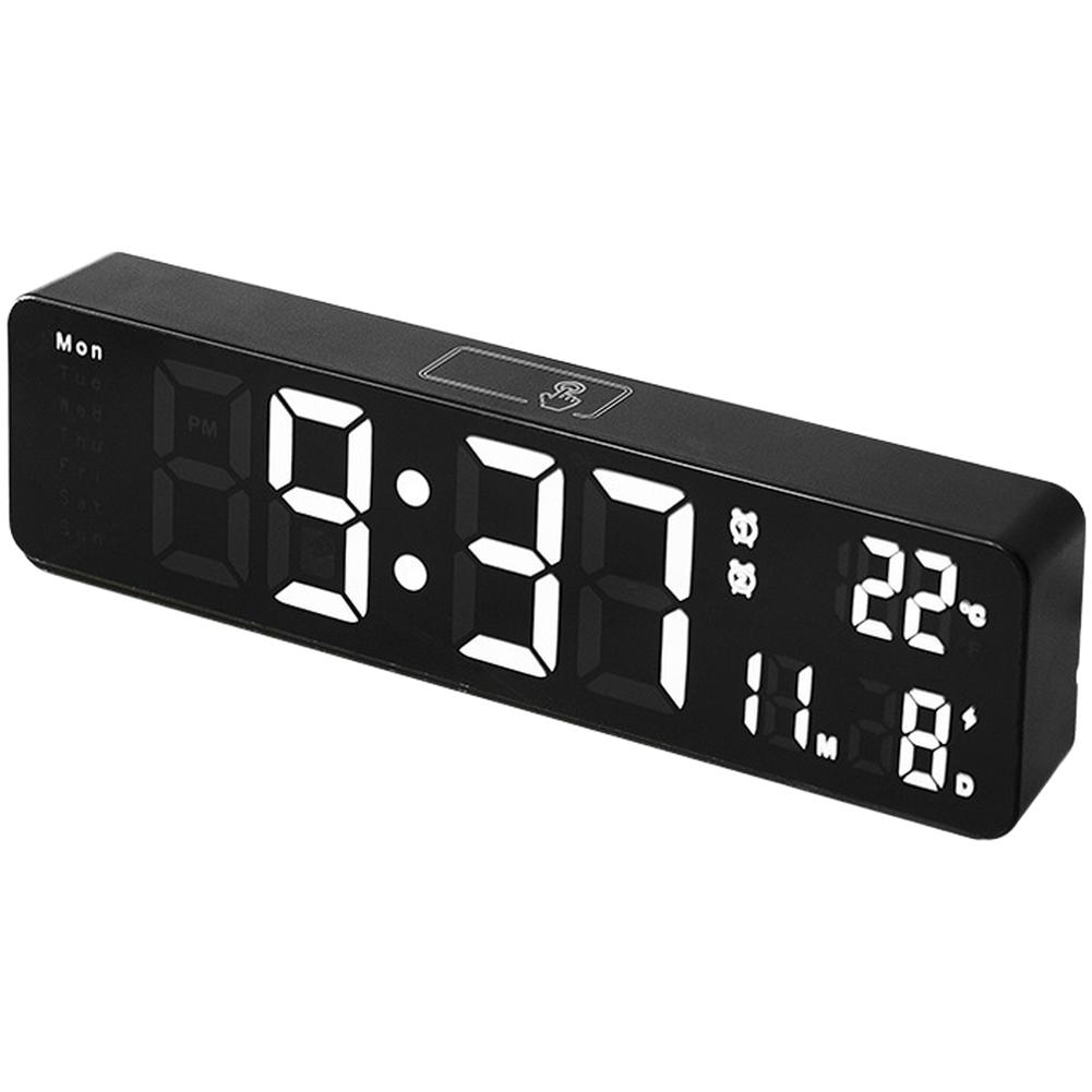 10 Inch LED Digital Wall Clock With Temperature Calendar Week Display Touch Dual Alarm Multi-Function Display Home Wall Clock белый
10 Inch LED Digital Wall Clock With Temperature Calendar Week Display Touch Dual Alarm Multi-Function Display Home Wall Clock белый