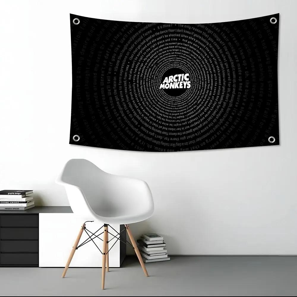 Arctic Monkey Band Tapestry Polyester Fiber Wall Hanging Cloth Rock Music Fans Bedroom Dormitory Bar Back Decoration 74x94cm(29x37in)
Arctic Monkey Band Tapestry Polyester Fiber Wall Hanging Cloth Rock Music Fans Bedroom Dormitory Bar Back Decoration 74x94cm(29x37in)