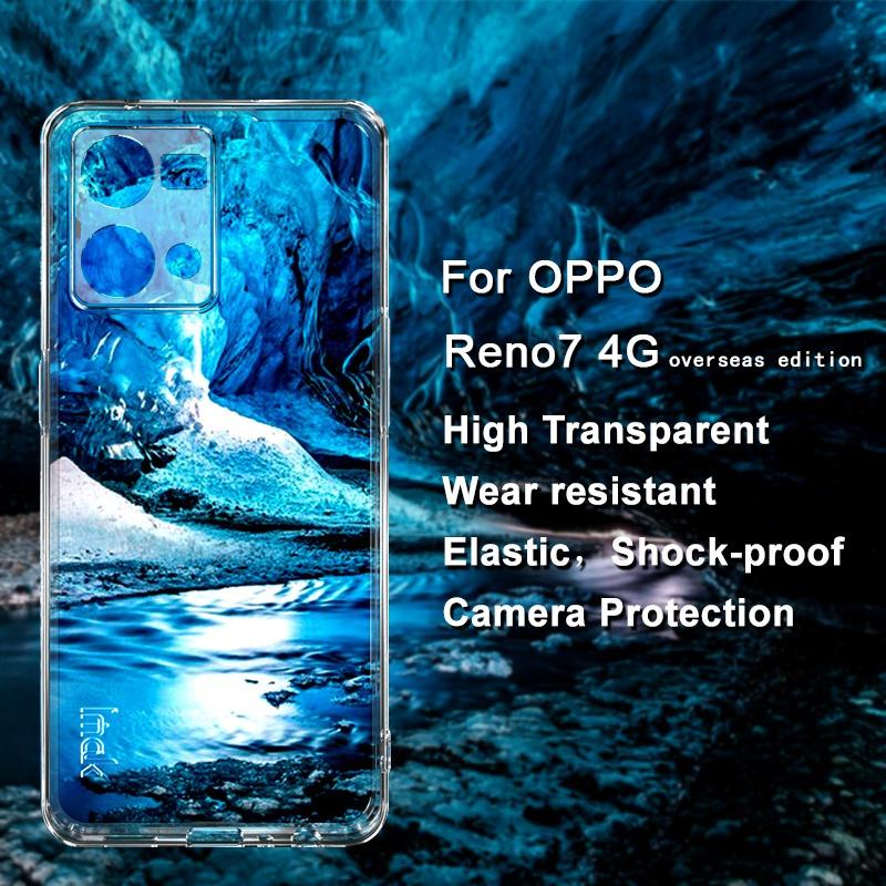 IMAK UX-5 Series for Oppo Reno7 4G/F21 Pro 4G/Reno8 4G Clear Case Anti-Scratch Soft TPU Shockproof Phone Cover A
IMAK UX-5 Series for Oppo Reno7 4G/F21 Pro 4G/Reno8 4G Clear Case Anti-Scratch Soft TPU Shockproof Phone Cover A