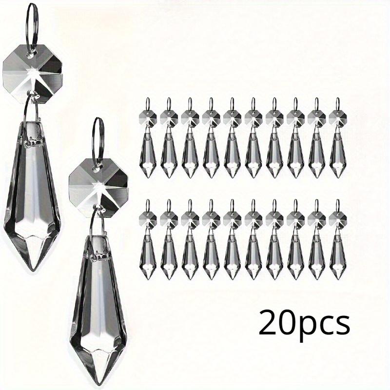 10/20 шт. Сверкающие хрустальные подвески-призмы в виде ледяного конуса, 38 мм - Идеально подходят для DIY люстр и штор, стеклянный материал, идеально подходят для свадебных украшений 20pcs
10/20 шт. Сверкающие хрустальные подвески-призмы в виде ледяного конуса, 38 мм - Идеально подходят для DIY люстр и штор, стеклянный материал, идеально подходят для свадебных украшений 20pcs