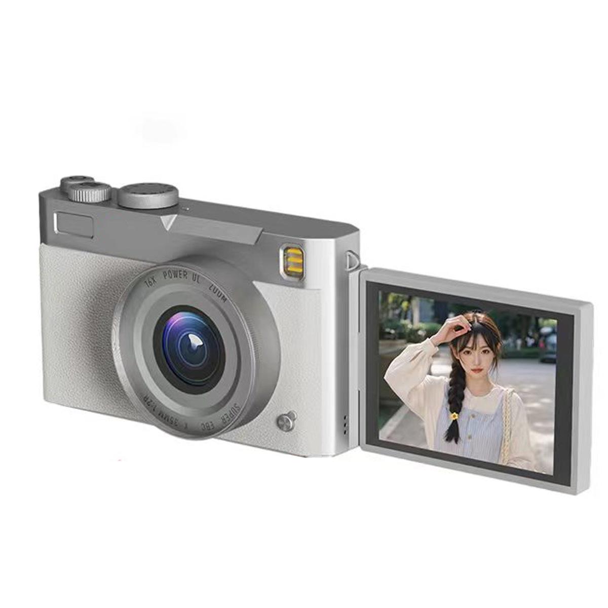 HD Flip Screen CCD Dual Camera: Student Mirrorless Travel & Selfie Cam
HD Flip Screen CCD Dual Camera: Student Mirrorless Travel & Selfie Cam
