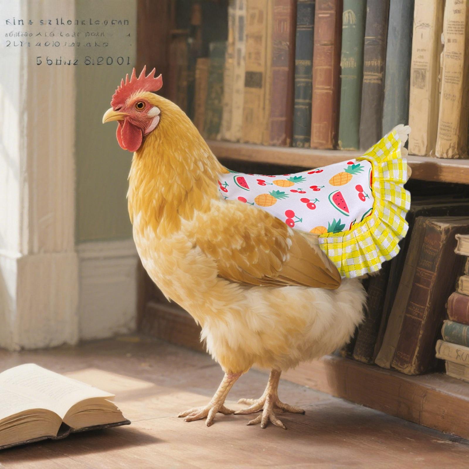 Fruit & Design Vest for Pet Chickens Elastic Lace Chest Back for Chickens Ducks one size жовтий
Fruit & Design Vest for Pet Chickens Elastic Lace Chest Back for Chickens Ducks one size жовтий
