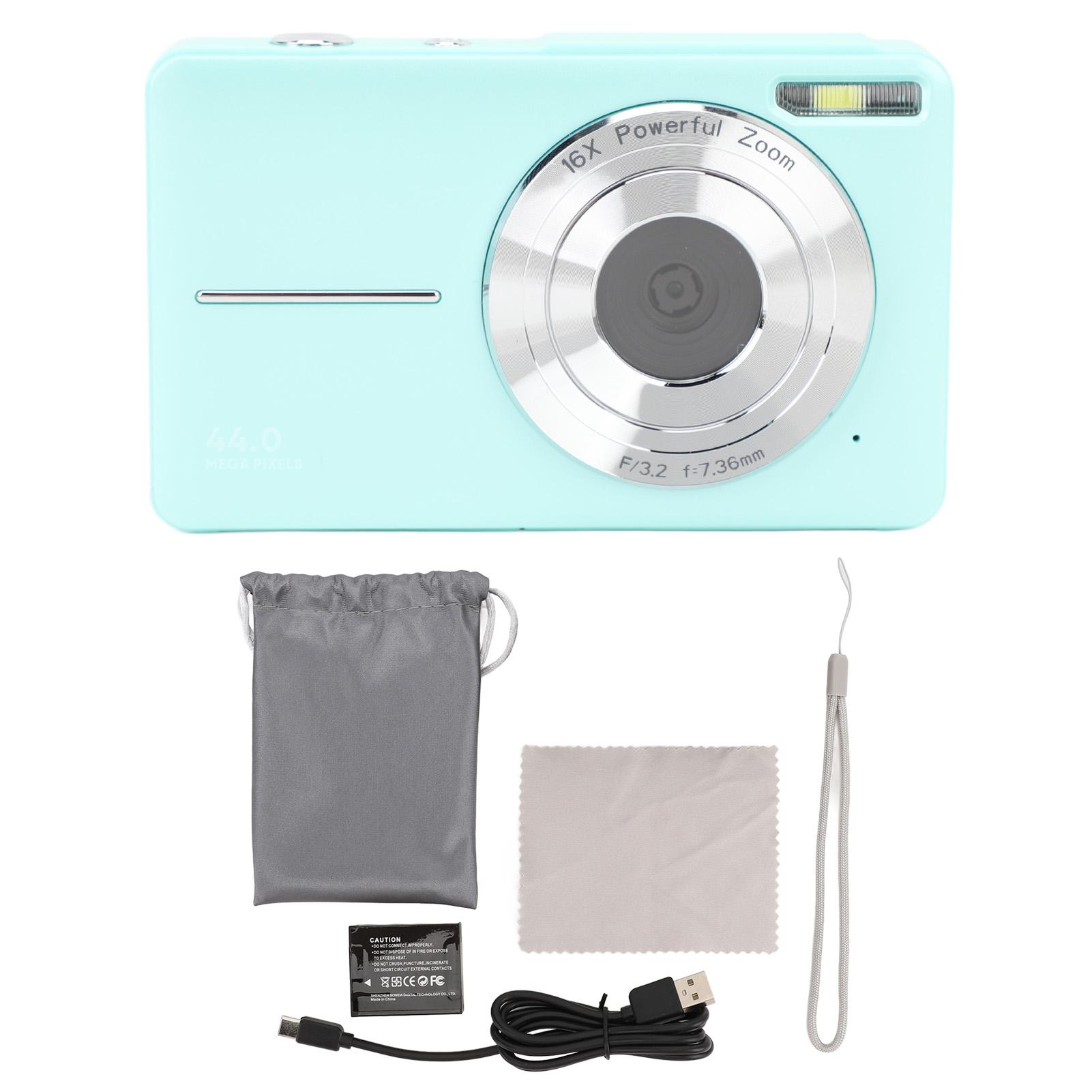 FHD Digital Camera for Kids 1080P 44MP 16X Zoom Digital Camera 2.4 Inch IPS Color Screen Portable чорний
FHD Digital Camera for Kids 1080P 44MP 16X Zoom Digital Camera 2.4 Inch IPS Color Screen Portable чорний