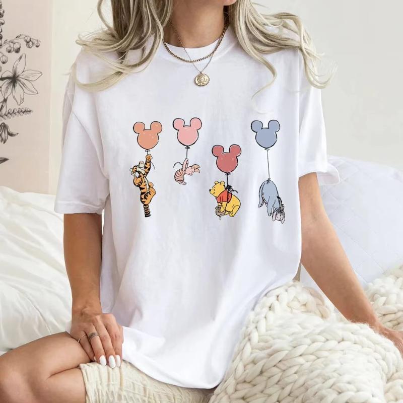 2026 Fashion Art Winnie The Pooh Tigger Balloon Happy TShirt Womens TShirt Short Sleeve O Neck Casual Loose Large Size S
2026 Fashion Art Winnie The Pooh Tigger Balloon Happy TShirt Womens TShirt Short Sleeve O Neck Casual Loose Large Size S