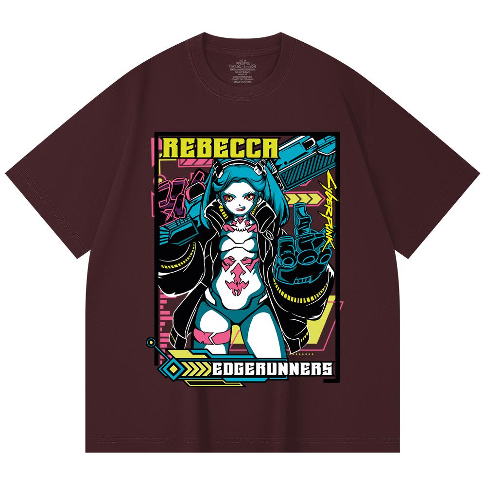 230 Gsm 100% Cotton Cyberpunk V9 Rebecca Print Unisex Heavy Cotton T Shirt 2XL вина червоного кольору
230 Gsm 100% Cotton Cyberpunk V9 Rebecca Print Unisex Heavy Cotton T Shirt 2XL вина червоного кольору