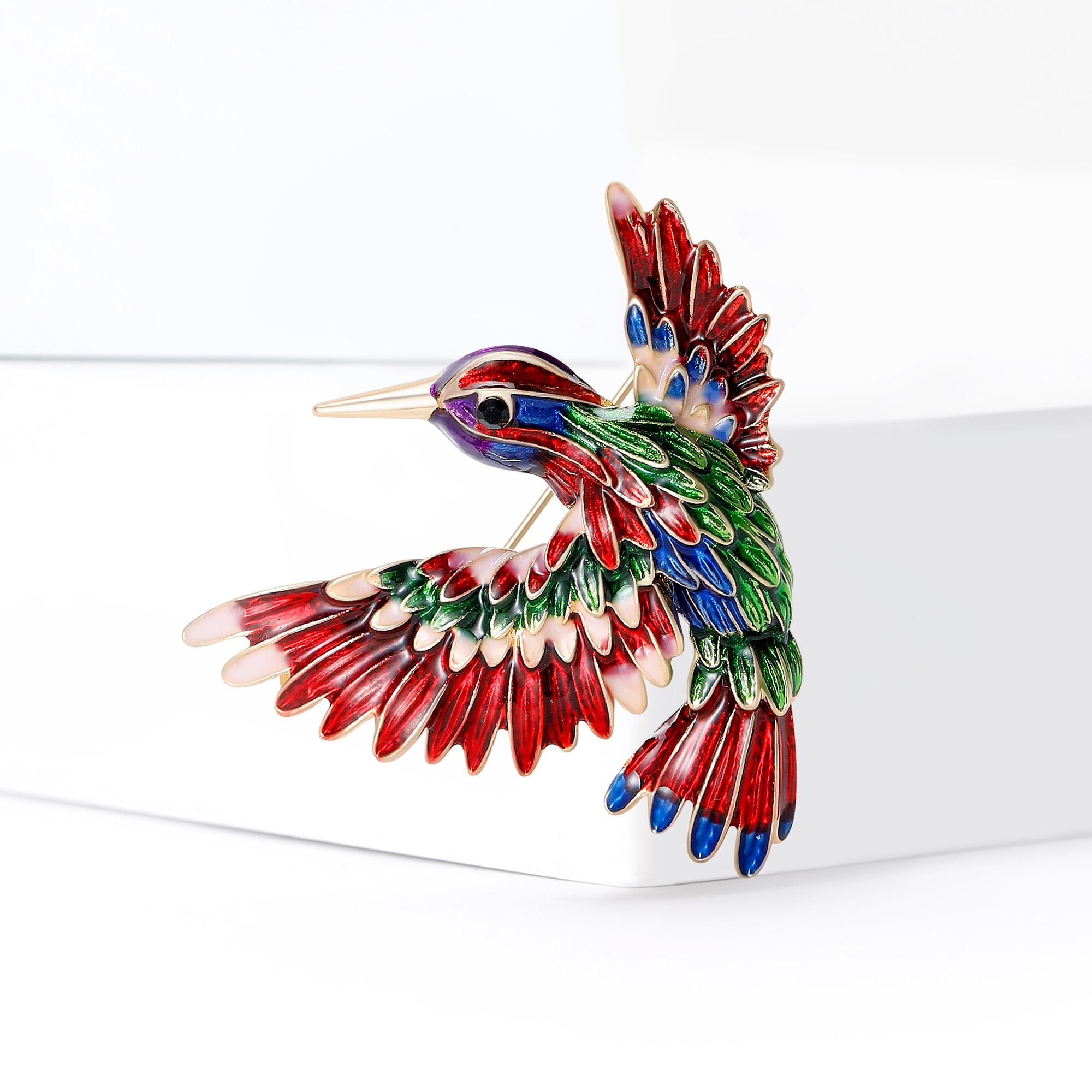 Classic Enamel Hummingbird Brooches for Women Unisex Animal Pins Keychain Event Party New Gifts Jewelry Decoration Accessories
Classic Enamel Hummingbird Brooches for Women Unisex Animal Pins Keychain Event Party New Gifts Jewelry Decoration Accessories