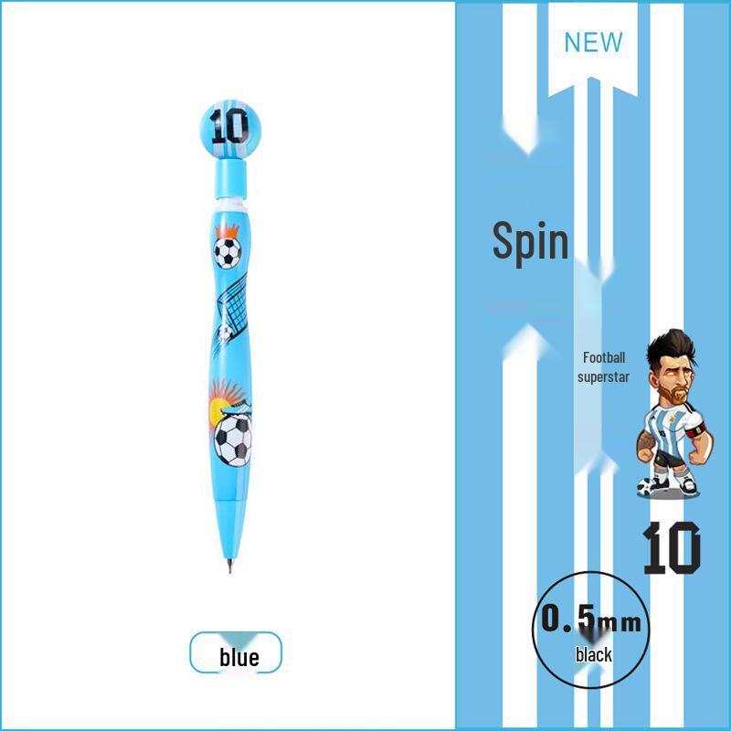 Delshi Football Star Clickable Spinner Pen - Cartoon Character Design for Students 0.5mm
Delshi Football Star Clickable Spinner Pen - Cartoon Character Design for Students 0.5mm