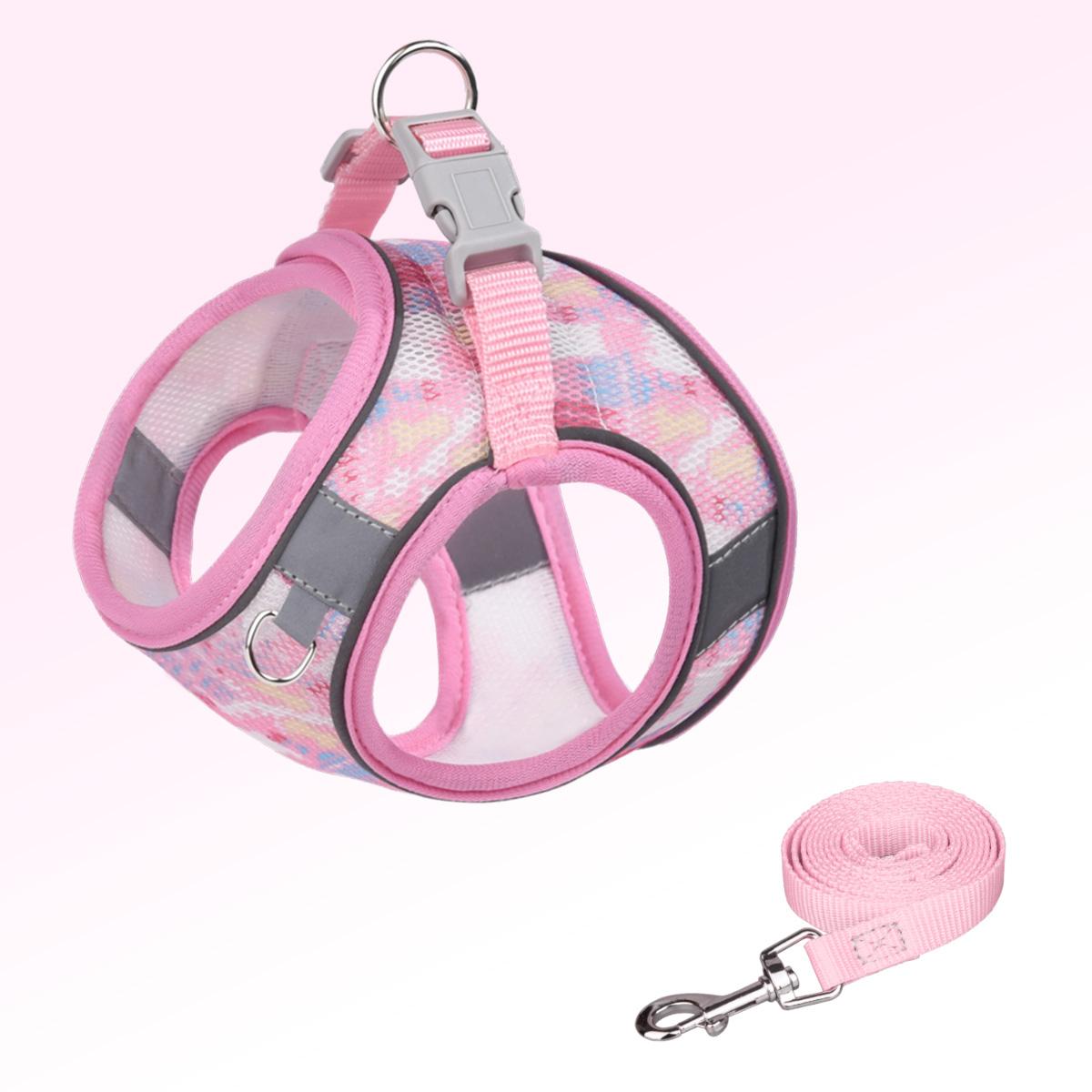 HP214--1 шт. Регулируемая шлейка для домашних собак из сетчатой ткани, Легкая и дышащая шлейка для собак и кошек. 1,5-метровый собачий поводок XS розы красного
HP214--1 шт. Регулируемая шлейка для домашних собак из сетчатой ткани, Легкая и дышащая шлейка для собак и кошек. 1,5-метровый собачий поводок XS розы красного