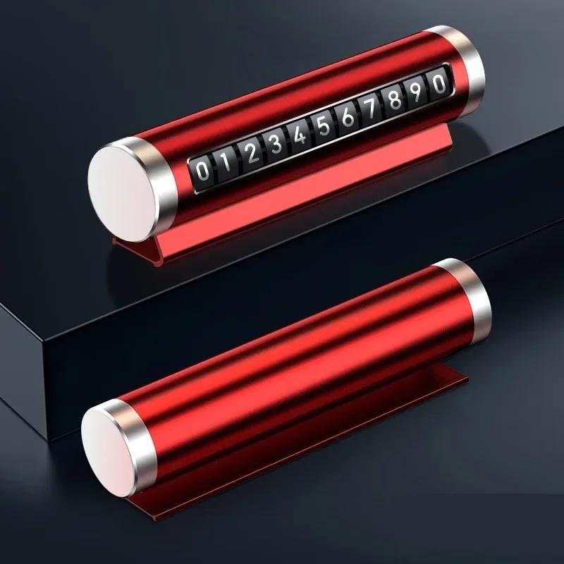 Металлическая автомобильная временная парковочная карта, универсальная вращающаяся табличка с номером телефона, алюминиевые наклейки, парковочная остановка в автомобильном Стайлинге, автоаксессуары 1PC красный
Металлическая автомобильная временная парковочная карта, универсальная вращающаяся табличка с номером телефона, алюминиевые наклейки, парковочная остановка в автомобильном Стайлинге, автоаксессуары 1PC красный