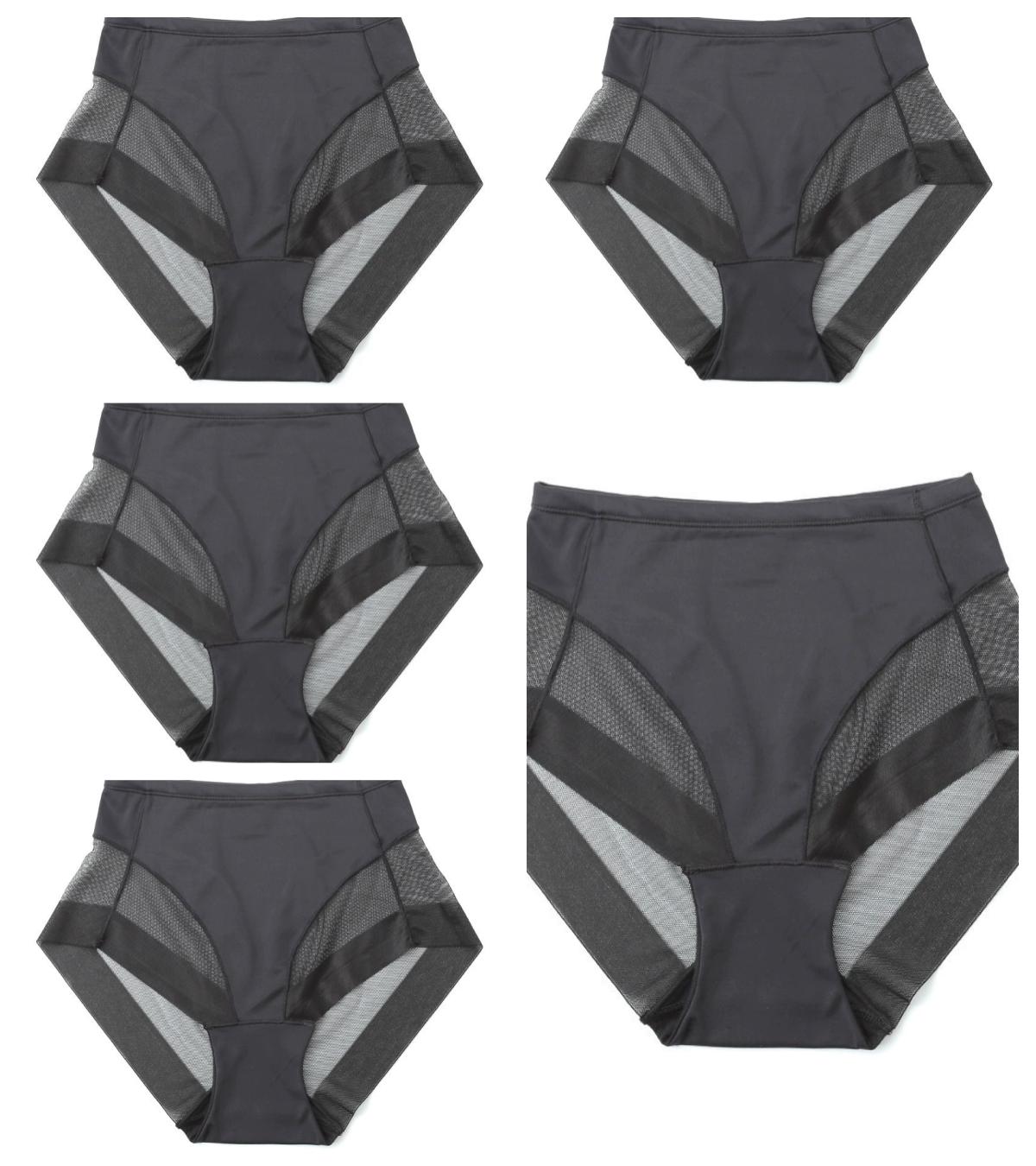 5pcs Womens Slimming Panties High Waist Tummy Control Briefs Female Trainer Shaping Underpants Butt Lifter Shapewear S&5pcs чорний
5pcs Womens Slimming Panties High Waist Tummy Control Briefs Female Trainer Shaping Underpants Butt Lifter Shapewear S&5pcs чорний