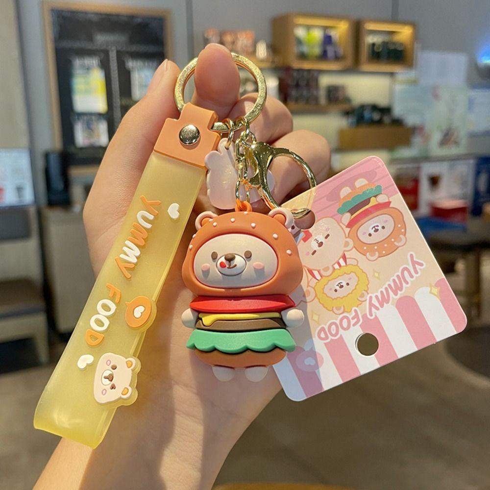 ПВХ брелок з масляним ведмедиком, подарунковий кулон, ляльки, милий брелок зі свинкою Лулу Hamburger
ПВХ брелок з масляним ведмедиком, подарунковий кулон, ляльки, милий брелок зі свинкою Лулу Hamburger