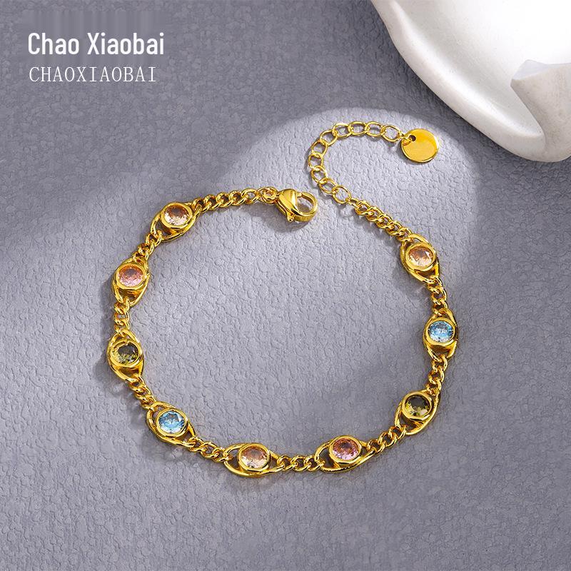 S925 Silver Gemstone Bracelet for Women - French Light Luxury Design, Elegant Temperament, Ideal for Best Friends.
S925 Silver Gemstone Bracelet for Women - French Light Luxury Design, Elegant Temperament, Ideal for Best Friends.