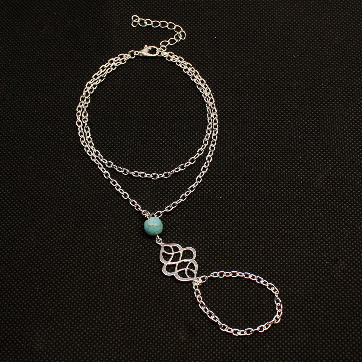 Браслет на палец ручной работы из бирюзы: Европейская и американская мода, удача и благоприятный символ серебряный
Браслет на палец ручной работы из бирюзы: Европейская и американская мода, удача и благоприятный символ серебряный